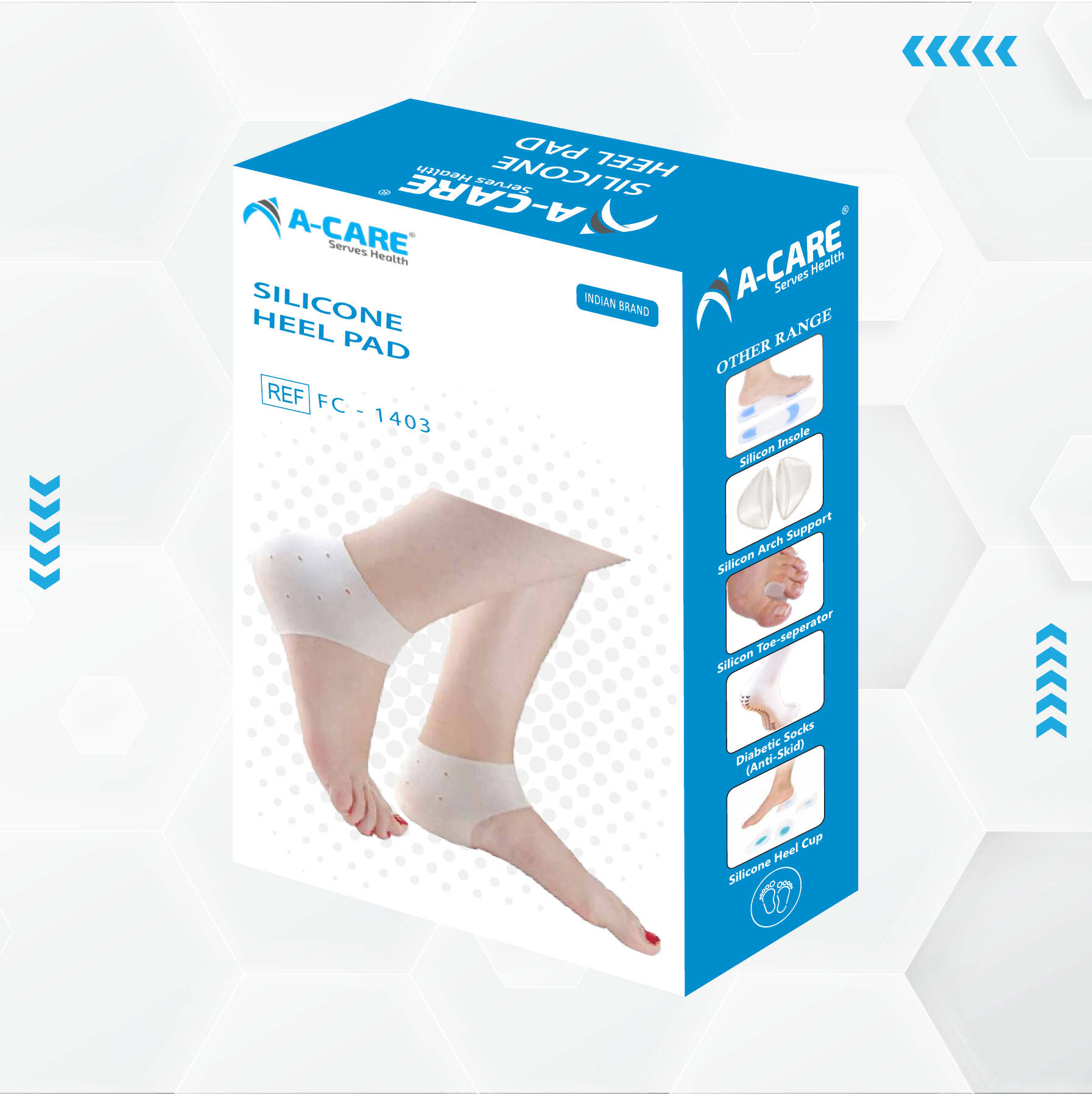 AYODEL] Doctor's Care Silicone Heel Foot-Pad