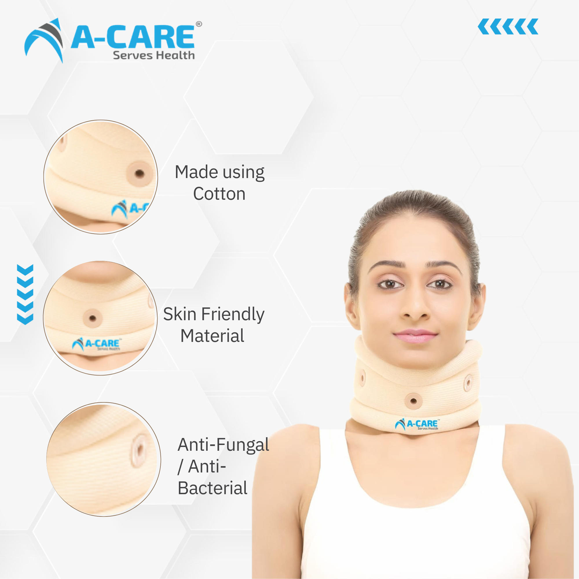 Cervical Collar With Soft Support – A-CARE